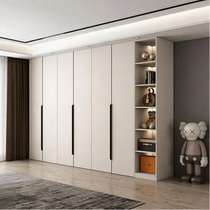 Armario Moderno de Melamina Blanca al por Mayor, Paneles de Armario Estilo <span class=keywords><strong>Ikea</strong></span>, Armario de Almacenamiento para Dormitorio de Apartamento - Product Image 2