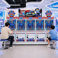Machine de jeu à prix d'usine pour centres de divertissement familial (FEC) avec 5 joueurs, connectable, utilisable avec une machine à pousser les pièces et une machine d'arcade