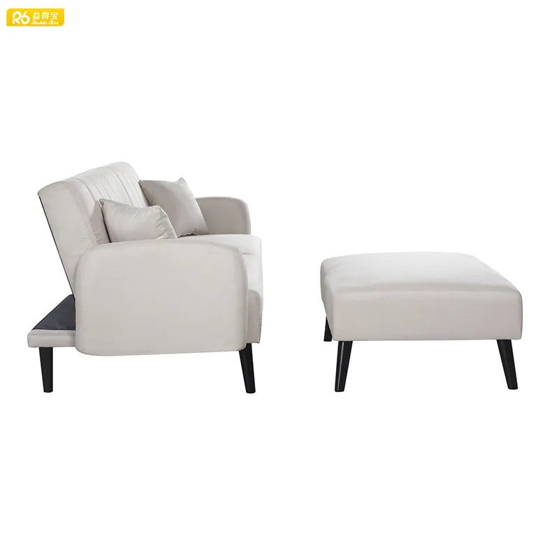 Polyester lounges and sofas furniture with stool for living room 2250