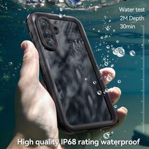 Étui <span class=keywords><strong>de</strong></span> <span class=keywords><strong>téléphone</strong></span> étanche et antichoc pour la plongée sous-marine et la natation, 2 mètres sous l'eau, pour <span class=keywords><strong>Samsung</strong></span> Galaxy A16 4G A26 A36 A56 A17 A37 A57 5G - Product Image 2