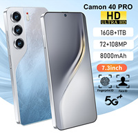 Smartphones Techno Camon 40 Pro Power de haute qualité, 7,3 pouces, C40 Pro 16+1 To, 5G, 8000 mAh, Android 14