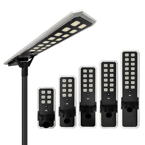 Lampione solare All in One 100w 200w 300w impermeabile IP65 all'aperto integrato <span class=keywords><strong>LED</strong></span> ad energia solare con sensore di movimento - Product Image 3