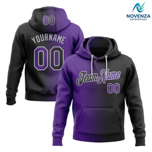 Sweat-shirt de sport personnalisé à dégradé de couleurs, pull-over sur mesure - Product Image 2