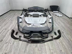 ชุดแต่งสไตล์ Pista สำหรับ <span class=keywords><strong>Ferrari</strong></span> <span class=keywords><strong>488</strong></span> <span class=keywords><strong>GTB</strong></span> แบบปรับแต่งเต็มรูปแบบ ผลิตจากวัสดุ PP+คาร์บอนไฟเบอร์แบบแห้ง - Product Image 6