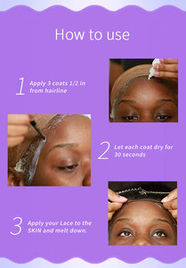 Pegamento adhesivo resistente al sudor para <span class=keywords><strong>extensiones</strong></span> <span class=keywords><strong>de</strong></span> cabello, herramientas para el crecimiento del cabello, cera <span class=keywords><strong>de</strong></span> aceite - Product Image 4