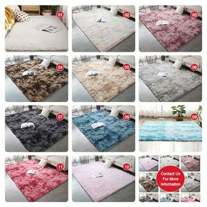 Wholesale Modern Plush Colorful Rainbow Fluffy Luxury and Soft <b>Tie</b> Dye Fluffy Carpet Shaggy Luxury Carpet for Living Room - Product Image 6