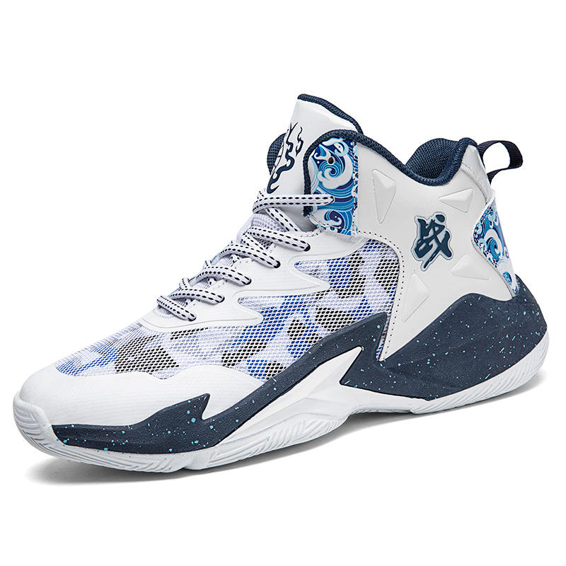 Breathable High Top Boys Mens Basketball Shoes Oem Odm Available