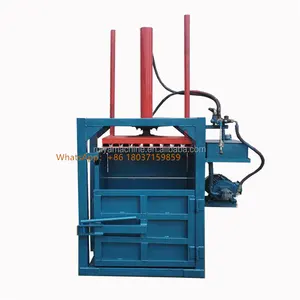 hydraulic industrial waste baler/baling press machine/big type waste carton baler machine