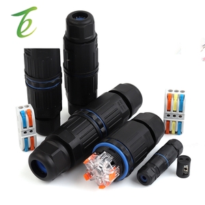 IP68 I Shape <span class=keywords><strong>2</strong></span>/<span class=keywords><strong>3</strong></span>/Pin KVF Series/، محول المحطات الطرفية الكهربائية كتلة طرفية لولبية سريعة - Product Image 5