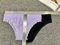 1-U0270 # Culottes Bikini en Dentelle pour Femmes – Confortables, Sans Coutures, Style Européen, Sexy – Vente en Gros à Prix Bas