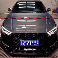 Capot en fibre de carbone OEM pour Audi A3 Fabrication personnalisée de haute qualité Poids léger État neuf comprend des boulons