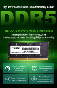 Notebook Memoria <span class=keywords><strong>RAM</strong></span> <span class=keywords><strong>DDR5</strong></span>, 32GB 16GB 8GB Ymeiton SO DIMM memori OEM NB 5200 5600MHZ <span class=keywords><strong>Ram</strong></span> <span class=keywords><strong>DDR5</strong></span> 8GB 16GB 4800MHZ <span class=keywords><strong>RAM</strong></span> baru untuk Laptop - Product Image 4