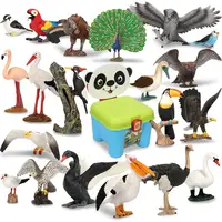 Modèle Animal oiseaux perroquet hibou flamant oiseaux ensemble de 20 pièces animaux jouet 2022