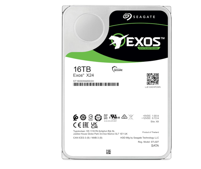 For for Exos X24 ST16000NM002H 16TB SATA 7.2k Enterprise Internal Hard Drive HDD