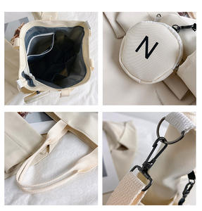 Bolso <span class=keywords><strong>de</strong></span> Mano Tipo Hobo para Mujer, Resistente al Agua, <span class=keywords><strong>de</strong></span> Nailon, para el Trabajo, Viajes Diarios, Gran Capacidad, Estilo Universitario - Product Image 2