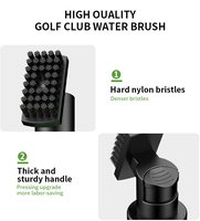Brosse à eau de golf avec logo personnalisé Brosse de nettoyage de club de golf de grande capacité avec vaporisateur Cadeaux essentiels pour hommes