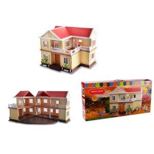 Set Casa delle Bambole Mini Famiglia della Foresta 2025, Giocattoli per Giochi di Ruolo per Bambini, Kit Casa delle Bambole in Plastica, Regali per Bambine - Product Image 1