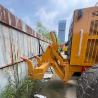 Niveleuse à moteur CAT 140H d'occasion, Caterpillar 140H d'origine, matériel de construction routière à vendre