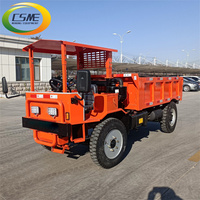 Camion benne souterrain diesel 4x4 Euro 5 à 4 roues motrices, neuf, avec direction à gauche, pour l'exploitation minière et la construction de tunnels