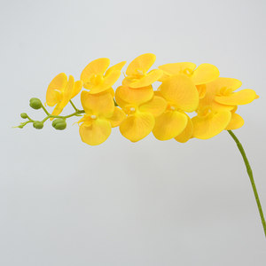 All'ingrosso 9 teste lungo stelo Artificia vero tocco grande Phalaenopsis orchidea fiori per la casa decorazione di nozze - Product Image 3