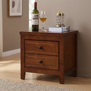 Modern Multi-Purpose Nightstand with Storage <b>Compact</b> <b>Bedside</b> <b>Table</b> for Apartment Bedroom Furniture - Product Image 3