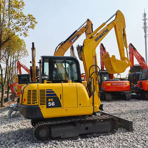 เครื่องขุดคอนกรีตเสริมเหล็ก PC56-7 5ตันรถตักดินขนาดเล็กผลิตจากญี่ปุ่นพร้อม Pc56มือสอง - Product Image 4