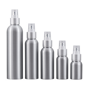 En stock 30-500ml Flacon en aluminium argenté avec vaporisateur argent mat Flacon de <span class=keywords><strong>parfum</strong></span> vide - Product Image 3