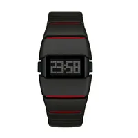 Jam Tangan Elektronik LED Jam Tangan Olahraga Digital Ringan Desain Asli Vintage Jam Tangan Baja Tahan Karat Tahan Air CS986