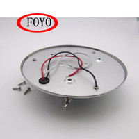 Plafonnier LED FOYO en acier inoxydable 304, 12VDC 3.1W 98LM, lampe d'intérieur économe en énergie pour accessoires de bateau/yacht/kayak