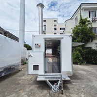 Remorque alimentaire mobile, four à pizza, remorque de concession alimentaire à vendre par le propriétaire