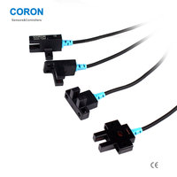 Sensor Fotoeléctrico CORON GG5-Y2M, Micro Sensor NPN con LED Infrarrojo, Normalmente Abierto/Cerrado, Tipo Y, Sensor Óptico