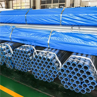 Tuyau de clôture EMT en acier allié galvanisé à chaud 1-1/2" 1-5/8" 2-3/8" pour garde-corps de ferme et autoroute, à paroi épaisse, soudable/pliable/coupable