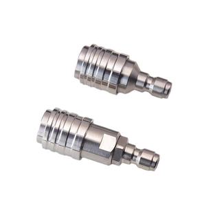 Amazon nuevo 21V autoblocante G1/4 conector rápido de acero inoxidable de alta presión 4000psi pistola de agua para lavadora de coches máquina de limpieza - Product Image 1