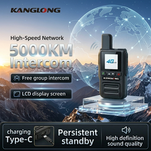 วิทยุสื่อสาร Kanglong G-530 4G POC ระยะไกล พร้อ<span class=keywords><strong>ม</strong></span> GPS อินเตอร์คอ<span class=keywords><strong>ม</strong></span>แบบพกพา รองรับ<span class=keywords><strong>ซิ</strong></span><span class=keywords><strong>ม</strong></span>การ์ด LTE ระบบ Gxin POC ระยะ 5000 กม. ขายดี - Product Image 1