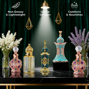Juego de Regalo de Perfume de Lujo para <span class=keywords><strong>Mujer</strong></span>, 5 Piezas, Fragancia Árabe de Larga Duración, Mini Spa, Aroma Original de Alta Gama para <span class=keywords><strong>Mujer</strong></span> - Product Image 3