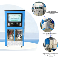 Máquina Expendedora Automática de Agua RO, Estación de Agua Potable de Autoservicio con Gabinete de Acero Inoxidable Resistente a la Intemperie para Uso Comercial