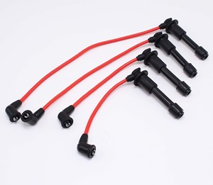 Cables de Silicona Dobles de 8 mm para <span class=keywords><strong>Mazda</strong></span> <span class=keywords><strong>MX5</strong></span> Mk1 y Mk2 en Negro/Amarillo/<span class=keywords><strong>Azul</strong></span>/Rojo DKB139 VA2394 - Product Image 5