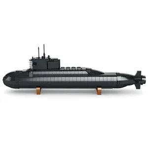 Submarino Nuclear Estratégico Modelo DIY Assembleia Educacional Toy Puzzle Building Block Presente De Aniversário De Natal