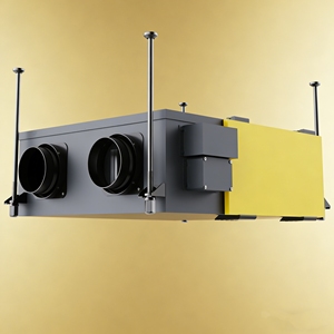 Sistema de Ventilación MVHR ERV Avanzado con Recuperación de Calor de Alta Eficiencia, Flexible para Hospitales, Baños, Apartamentos, Oficinas y Edificios - Product Image 1