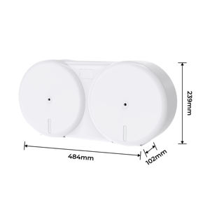 เครื่องจ่ายกระดาษทิชชูแบบดึงติดผนังโดย Fanda ความจุม้วนคู่ - Product Image 4