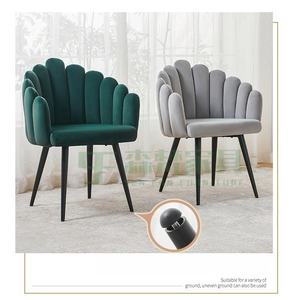 <span class=keywords><strong>Fauteuil</strong></span> individuel de <span class=keywords><strong>salon</strong></span> en velours coloré pour balcon, chambre à coucher, coiffeuse et table de maquillage - Product Image 2