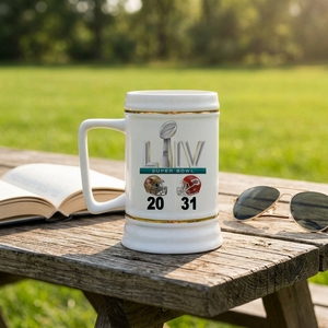 Jarra de <span class=keywords><strong>Cerveza</strong></span> Grande de Porcelana de 22 oz, con Logotipo Personalizado, Taza de <span class=keywords><strong>Cerveza</strong></span> de Cerámica - Product Image 1