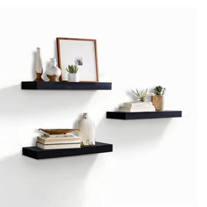 Home decoration wall shelf storage wood shelves floating