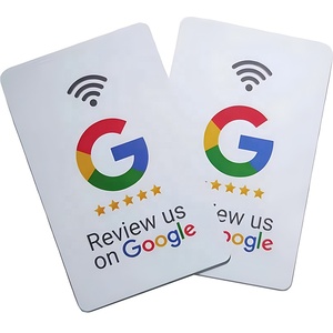 <span class=keywords><strong>Google</strong></span> Review Tap Card NFC 13,56 MHz Rfid Pvc Id/ic Chip Card PVC Tarjeta sin contacto - Product Image 1