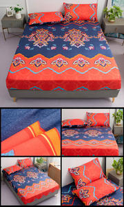 Ensemble de protège-matelas grand format antidérapant imprimé avec taies d'oreiller – Collection de literie tout compris - Product Image 3