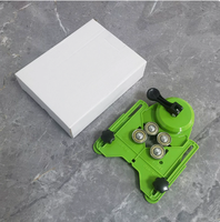 Localisateur de positionnement réglable pour carreaux en céramique, verre et briques, avec fixation par ventouse pour trous ouverts et perçage diamanté