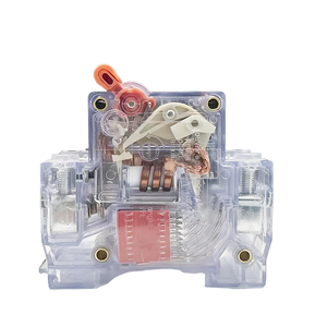 Автоматический выключатель QHB7-63 C32 2P 32A, медный, прозрачный, миниатюрный, 400В, 6кА, прочный, легкий, настраиваемый - Product Image 2