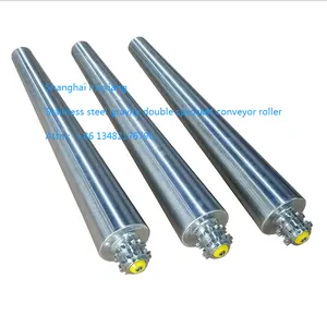 MX - R1200 Steel Double Sprocket Conveyor Roller 2 Row Chain Stainless Steel Galvanized SS304 Tapered Roll Bifa Liangzo Roller