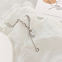 Collier en acier inoxydable pour la fabrication de bijoux, pendentif cœur d'amour, ras du cou, en perles de cœur, pièces