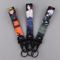 Llavero con Colgante de Pico de Águila para Coche, Estilo Nuevo, con Bordado de Anime de Kakashi Uchiha e Itachi